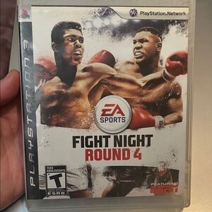 Sony PlayStation 3 Fight Night Round 4 Video Game - Red, Black, White